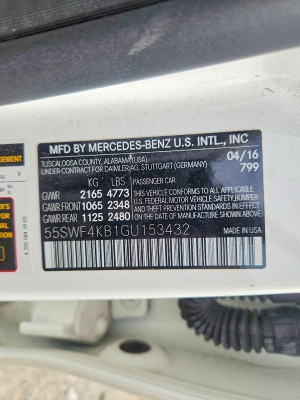 2016 MERCEDES-BENZ C C300-4M