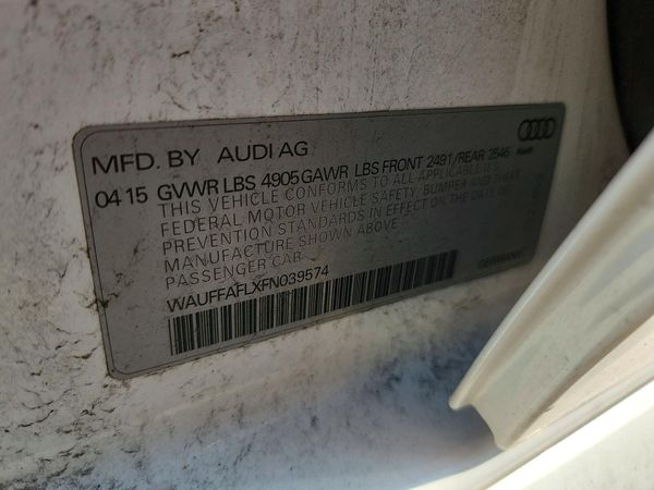2015 AUDI A4 quattro Premium Plus
