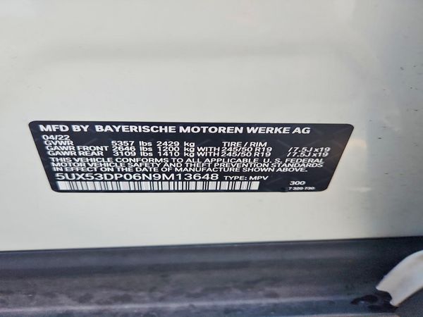 2022 BMW X3 xDrive30i