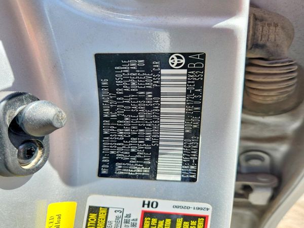 2018 TOYOTA COROLLA L/LE/SE/XLE/XSE — VINS