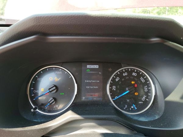 2021 TOYOTA RAV4 XLE HV — ODOM