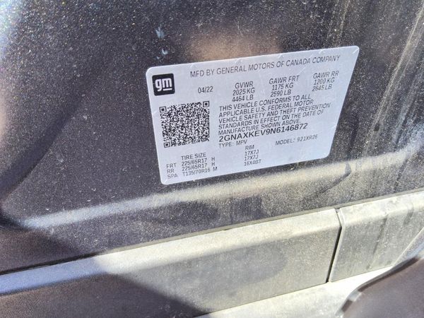 2022 CHEVROLET EQUINOX LT (1LT)