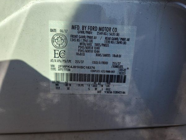 2017 FORD EDGE SEL