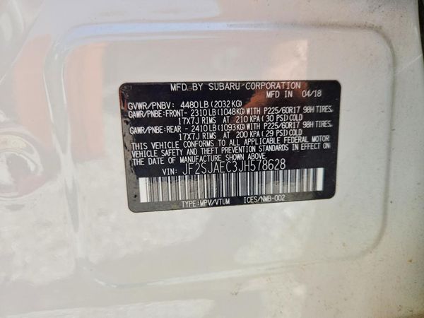 2018 SUBARU FORESTER