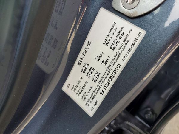 2020 TESLA MODEL 3