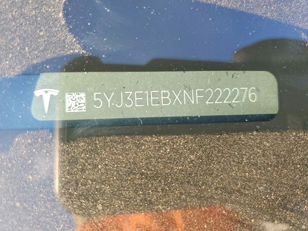 2022 TESLA MODEL 3