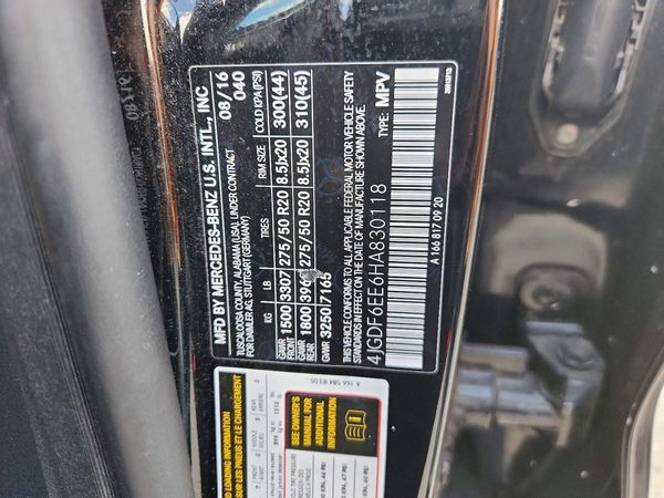 2017 MERCEDES-BENZ GLS GLS450-4M