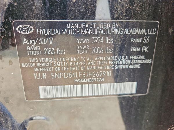 2018 HYUNDAI ELANTRA