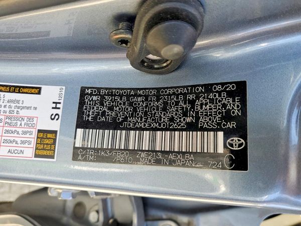 2021 TOYOTA COROLLA