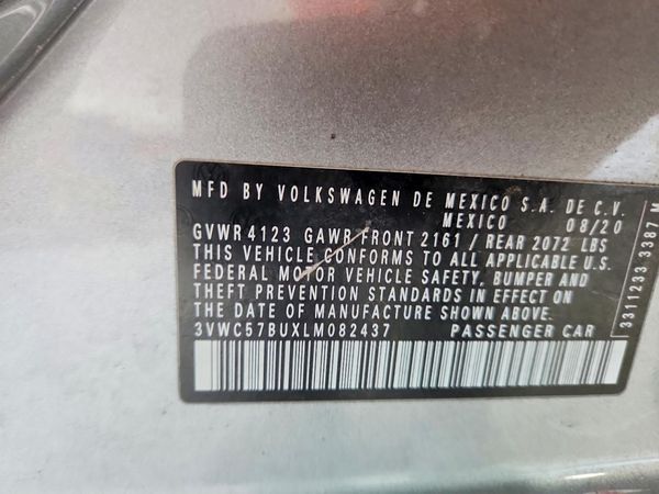 2020 VOLKSWAGEN JETTA
