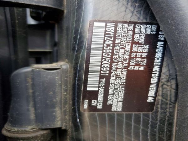 2016 BMW I3