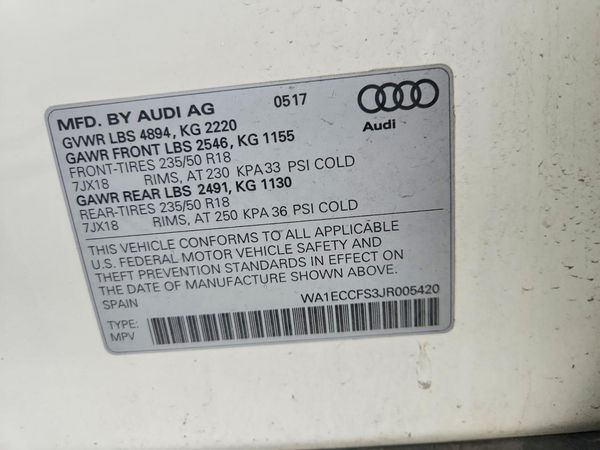 2018 AUDI Q3