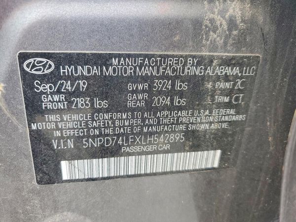 2020 HYUNDAI ELANTRA