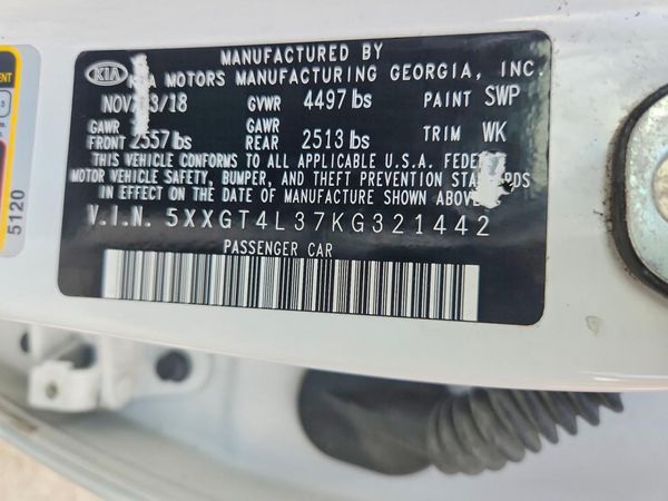 2019 KIA OPTIMA LX, S