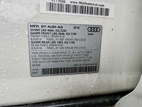 2018 AUDI Q3