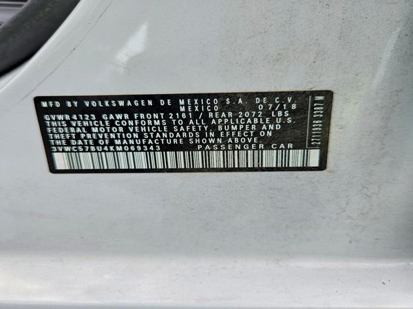 2019 VOLKSWAGEN JETTA S, SE, R-Line