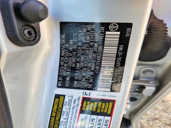 2013 TOYOTA CAMRY
