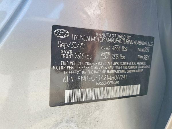 2021 HYUNDAI SONATA