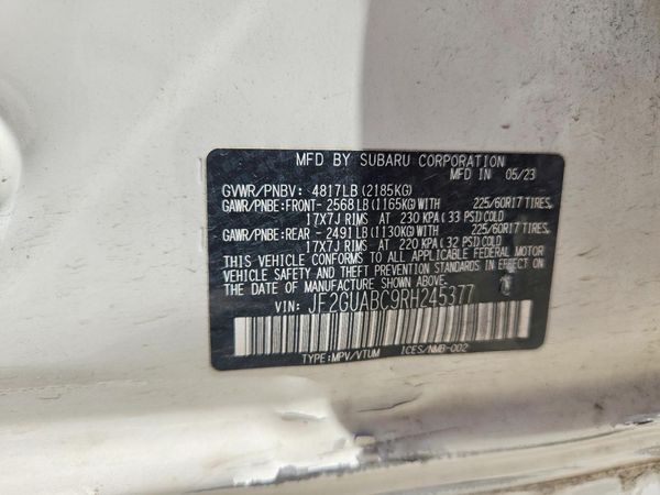 2024 SUBARU CROSSTREK Base