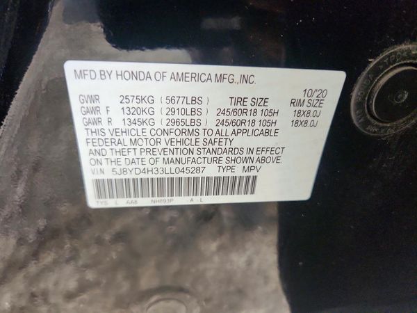 2020 ACURA MDX SH-AWD