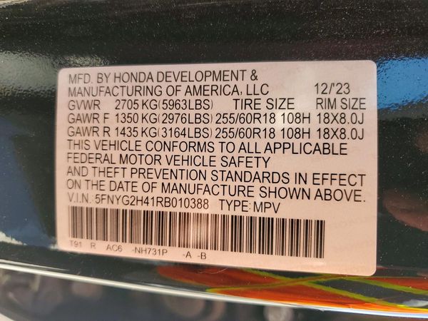2024 HONDA PILOT
