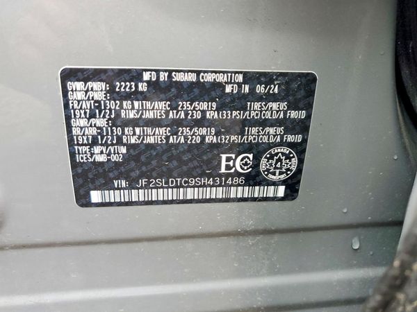 2025 SUBARU FORESTER Touring
