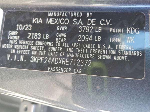 2024 KIA FORTE