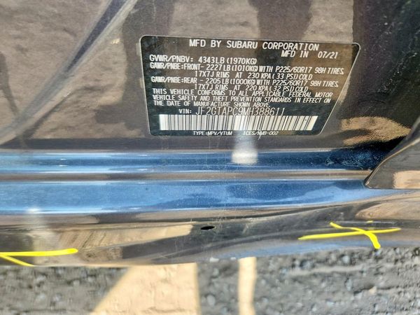 2021 SUBARU CROSSTREK Premium+ES