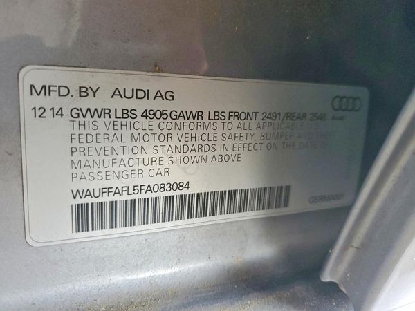 2015 AUDI A4 quattro Premium Plus