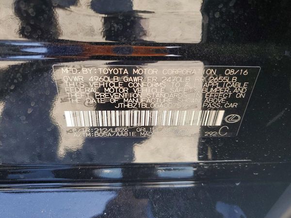 2016 LEXUS GS 350