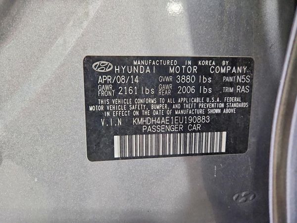 2014 HYUNDAI ELANTRA GLS (Middle)