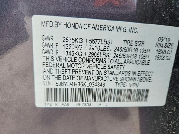 2019 ACURA MDX