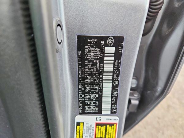 2026 TOYOTA CAMRY