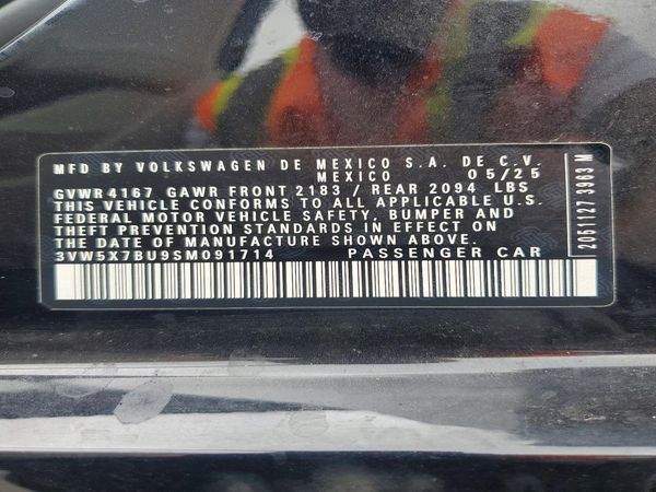 2025 VOLKSWAGEN JETTA