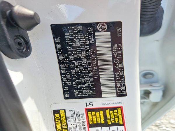 2018 TOYOTA CAMRY L/LE/SE/XLE