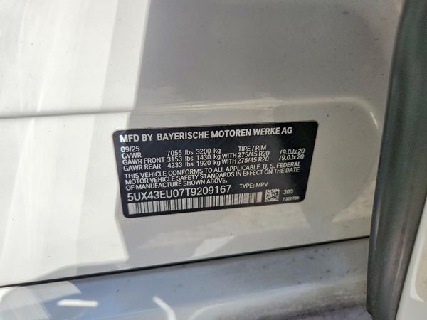 2026 BMW X5 xDrive50e — VINS