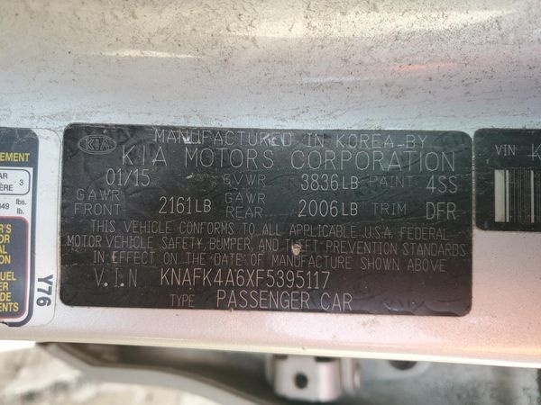 2015 KIA FORTE GL(Middle-low grade)
