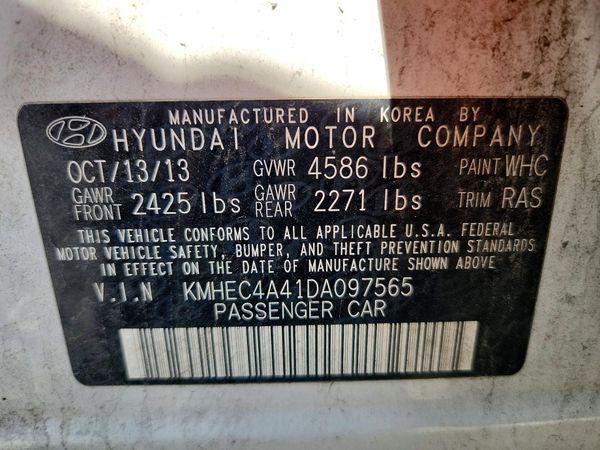 2013 HYUNDAI SONATA Hybrid / Hybrid Limited