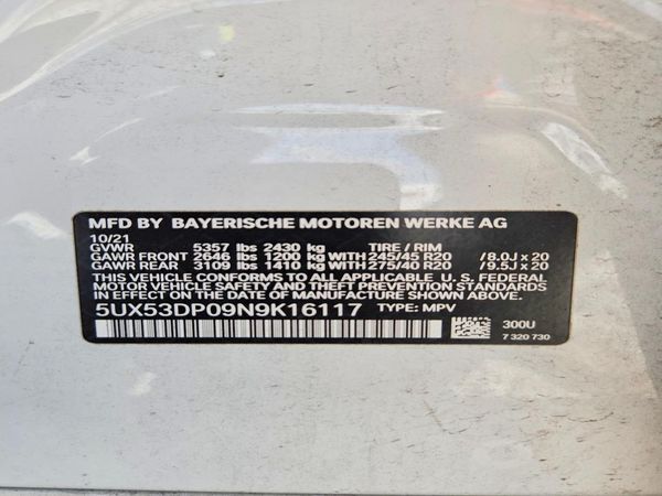2022 BMW X3
