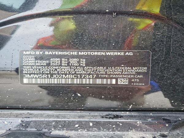 2021 BMW 3 SERIES 330I