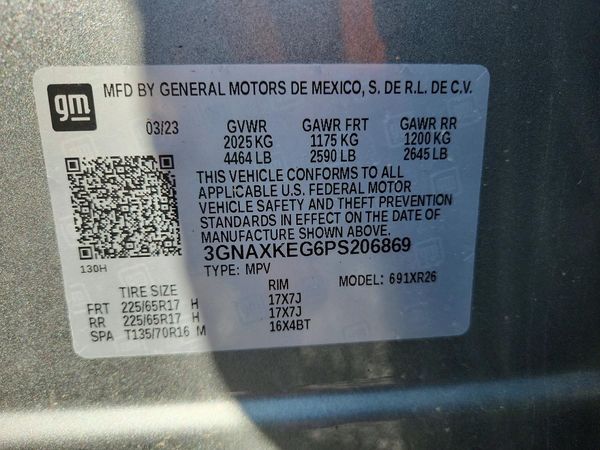 2023 CHEVROLET EQUINOX LT (1LT)