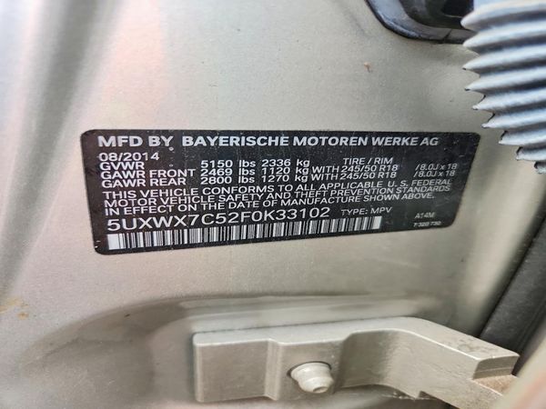 2015 BMW X3