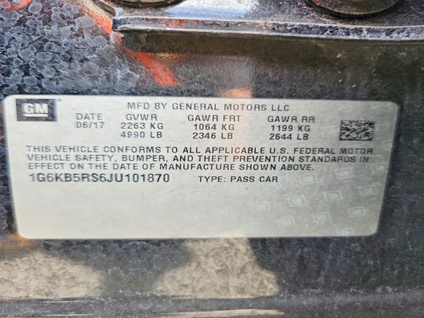 2018 CADILLAC CT6