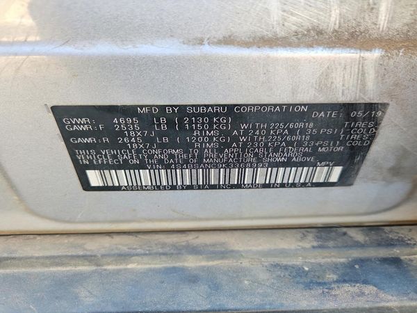 2019 SUBARU OUTBACK Limited+M/R+ES+NAVI