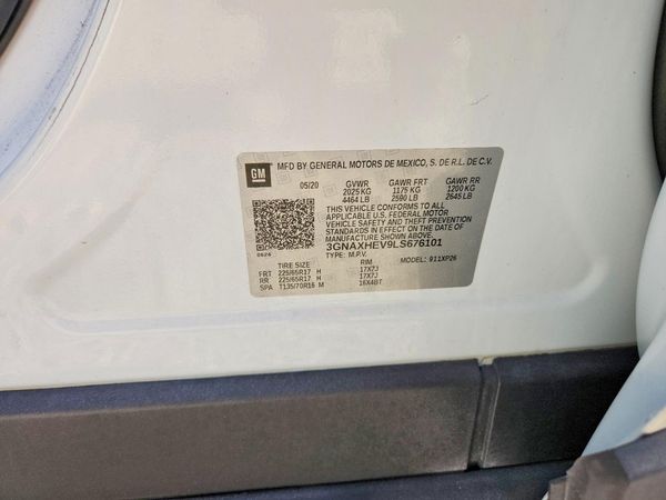 2020 CHEVROLET EQUINOX LS