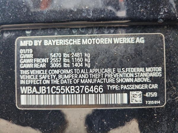 2019 BMW 530XE xDrive