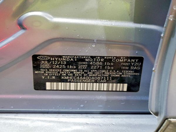 2013 HYUNDAI SONATA