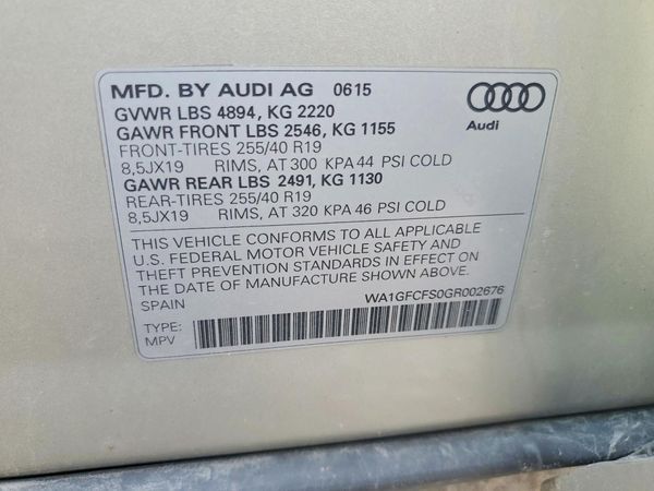 2016 AUDI Q3 quattro Prestige