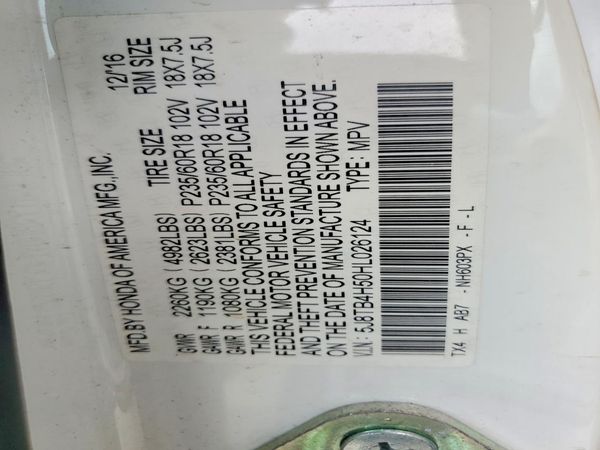 2017 ACURA RDX