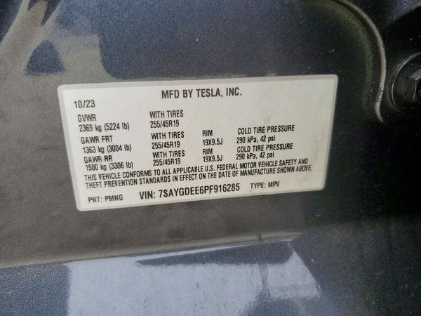 2023 TESLA MODEL Y